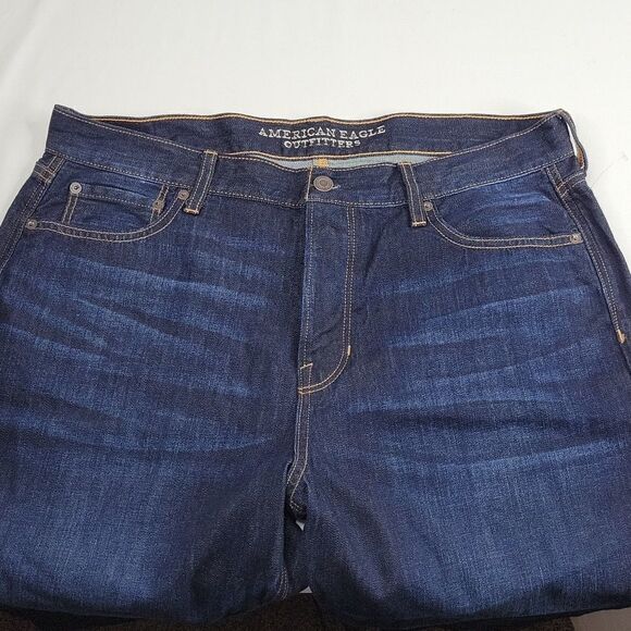 NEW 20 American Eagle Outfitters VINTAGE HIGH RISE DARK WASH JEANS 34 - Picture 8 of 14